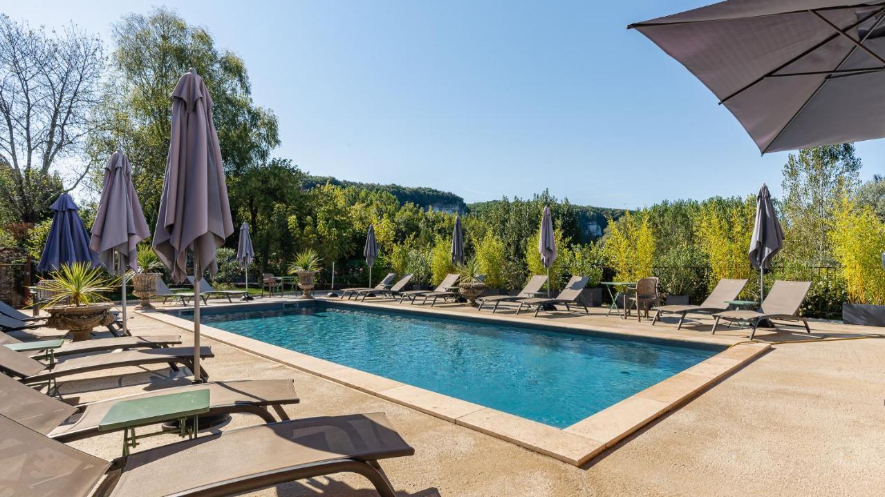 Hostellerie Du Passeur - Hotel & Restaurant - Climatisation Et Piscine Chauffee Les Eyzies Экстерьер фото